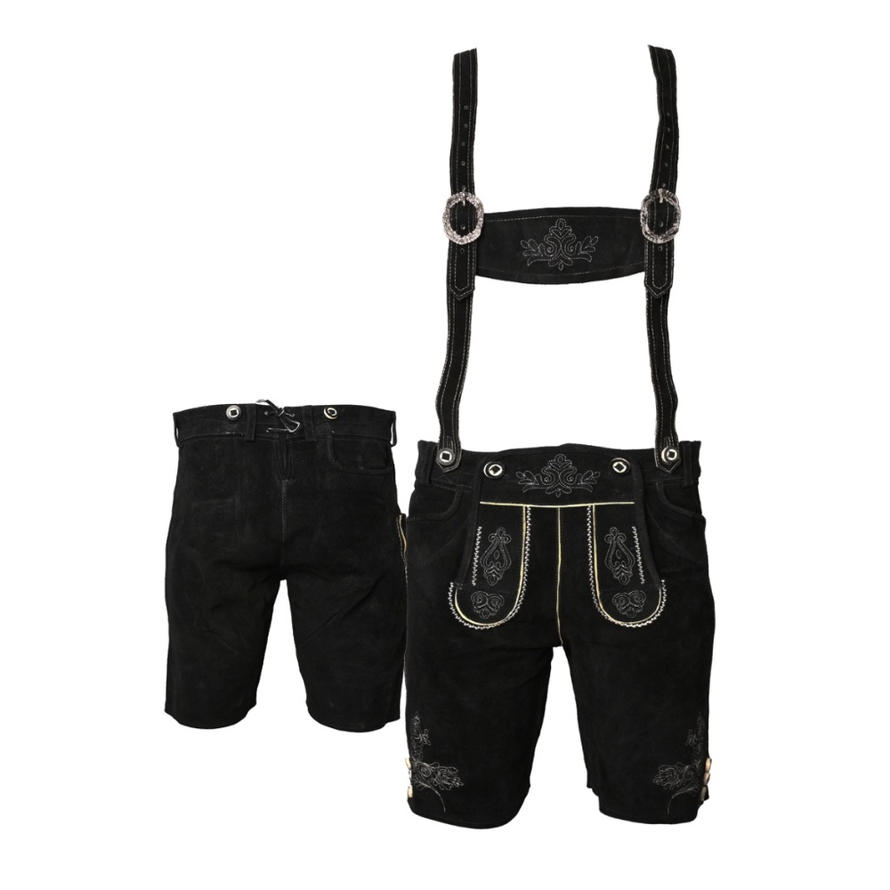Touch&Torn Adult Bavarian Trachten Lederhosen Men German Lederhosen with Suspend